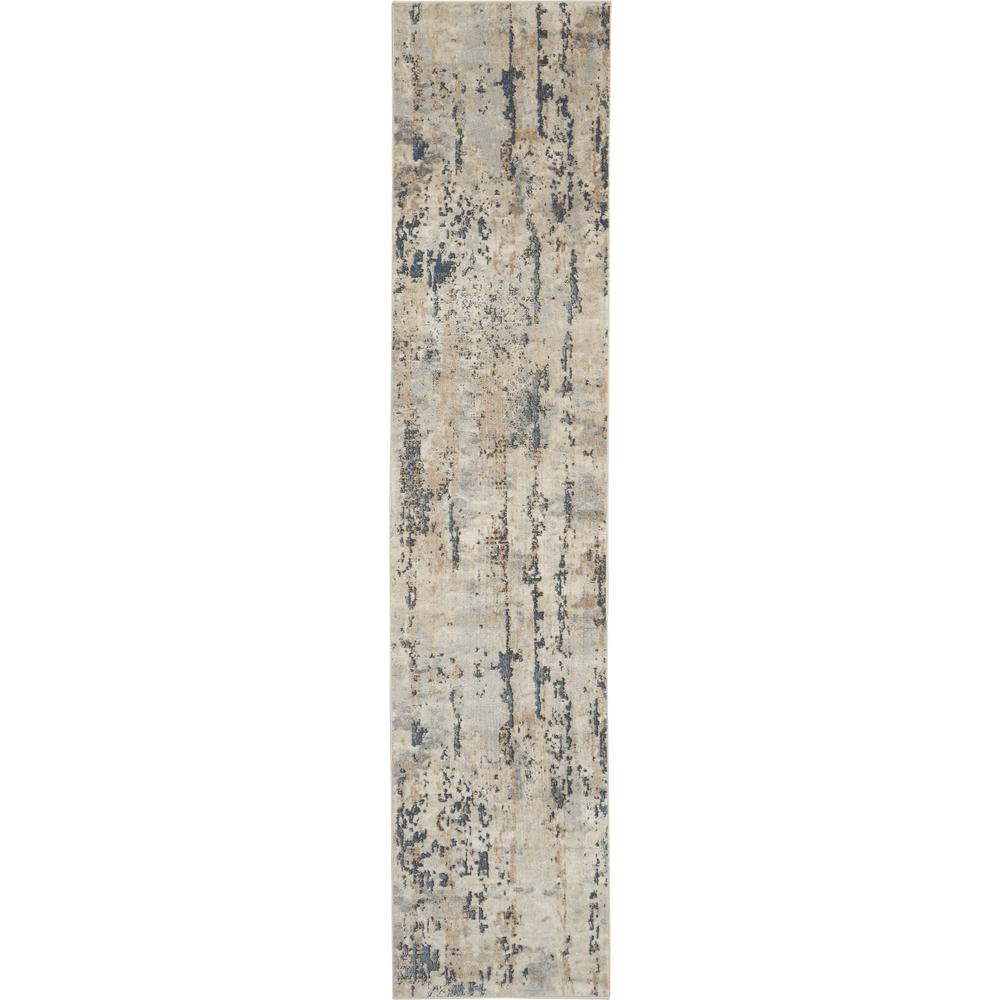 Nourison Quarry 2'2 x 12', Beige/Grey Area Rug. Picture 1