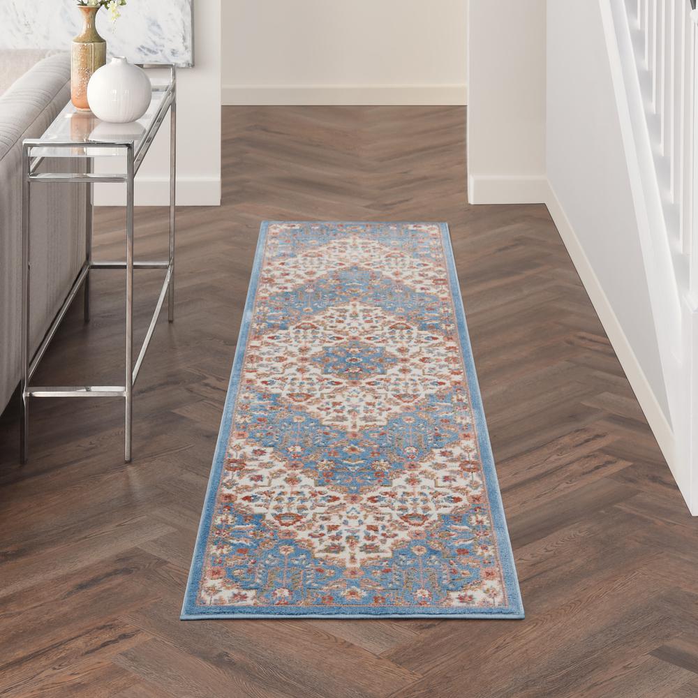Nourison Elation Area Rug, 8' Runner (99446840820). Picture 2