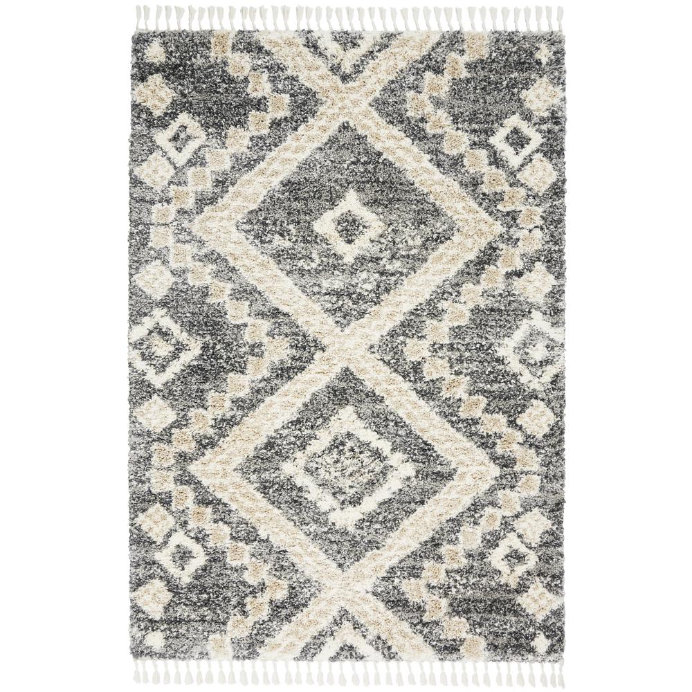 Nourison Home Scandinavian Shag Area Rug. Picture 1