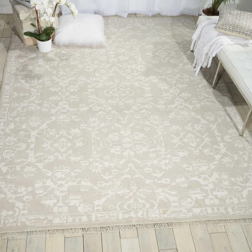 Elan Area Rug, Light Grey, 5'6" x 8'. Picture 2