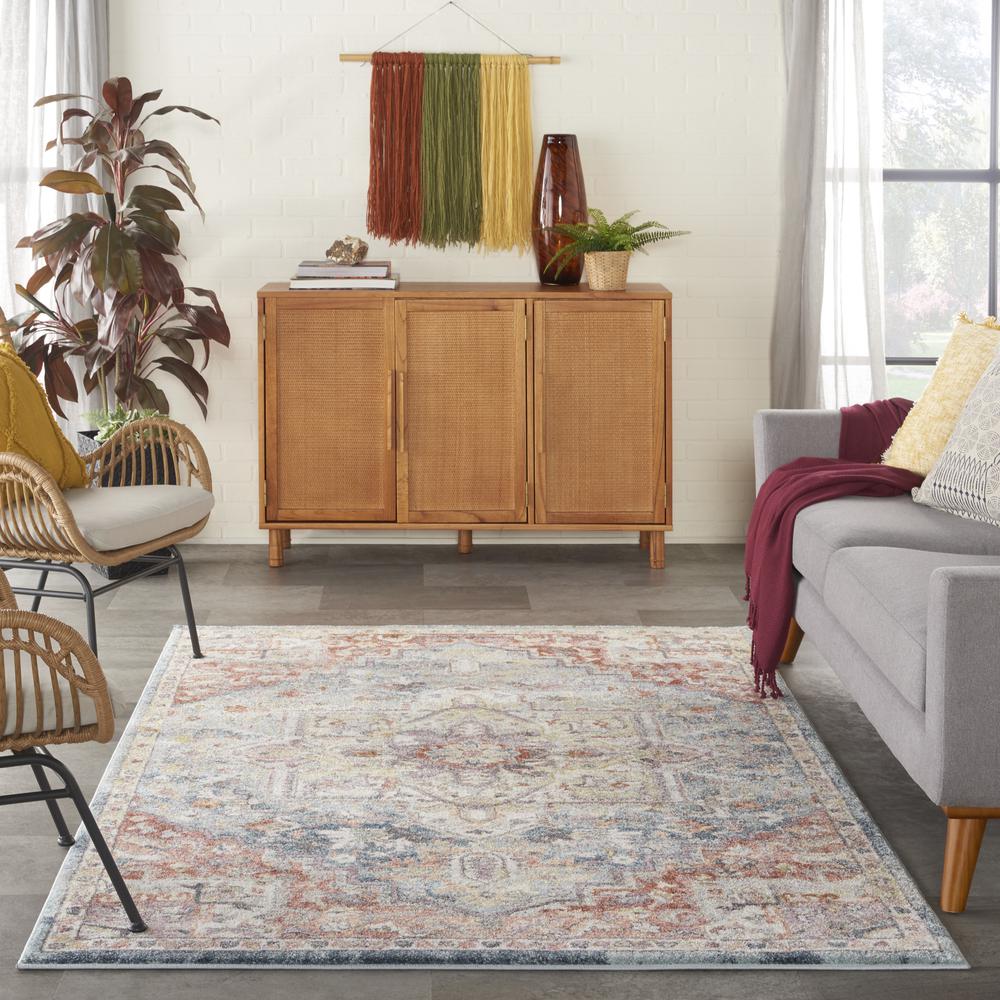 Vintage Rectangle Area Rug, 5' x 7'. Picture 9