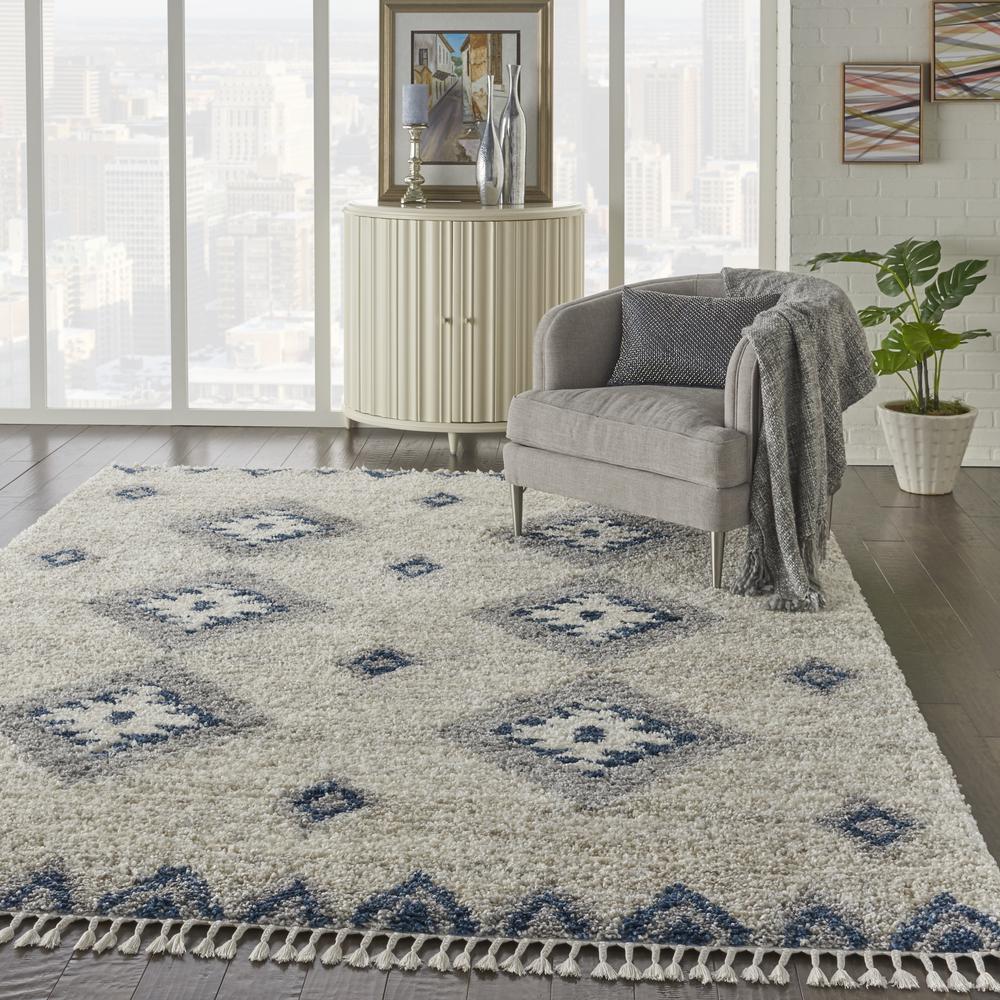 Nourison Home Scandinavian Shag Area Rug. Picture 9