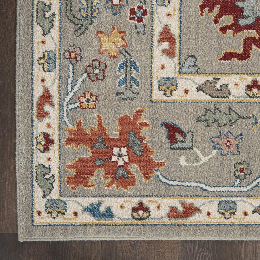 Nourison Parisa 8'6 x 11'6 Grey Area Rug. Picture 4