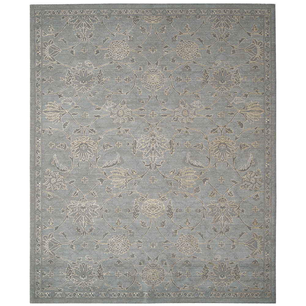 Silk Infusion Rectangle Rug By, Blue, 7'9" X 9'9". Picture 6