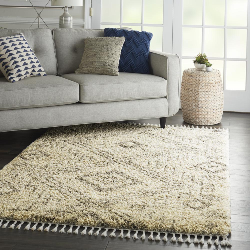 Nourison Home Scandinavian Shag Area Rug. Picture 9