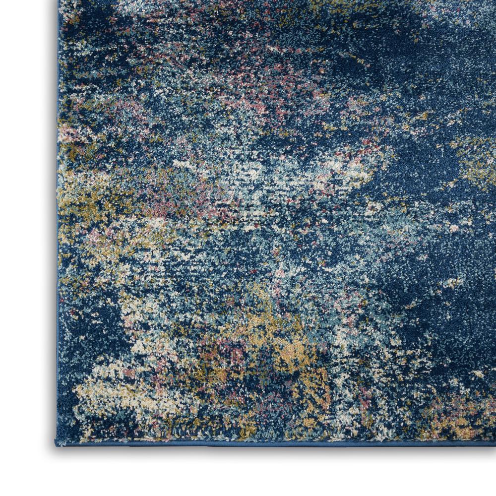 Fusion Area Rug, Blue Multicolor, 7'10" x 10'6". Picture 7