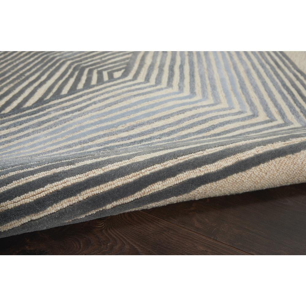 Symmetry Area Rug, Ivory/Grey, 5'3" X 7'9". Picture 7