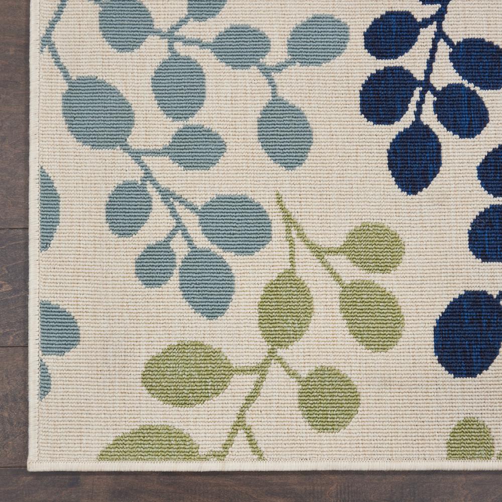 CRB01 Caribbean Ivory Area Rug- 5'3" x 5'3"square. Picture 4
