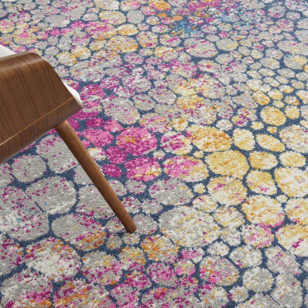 PSN34 Passion Yellow Multi Area Rug- 6'7" x 9'6". Picture 8