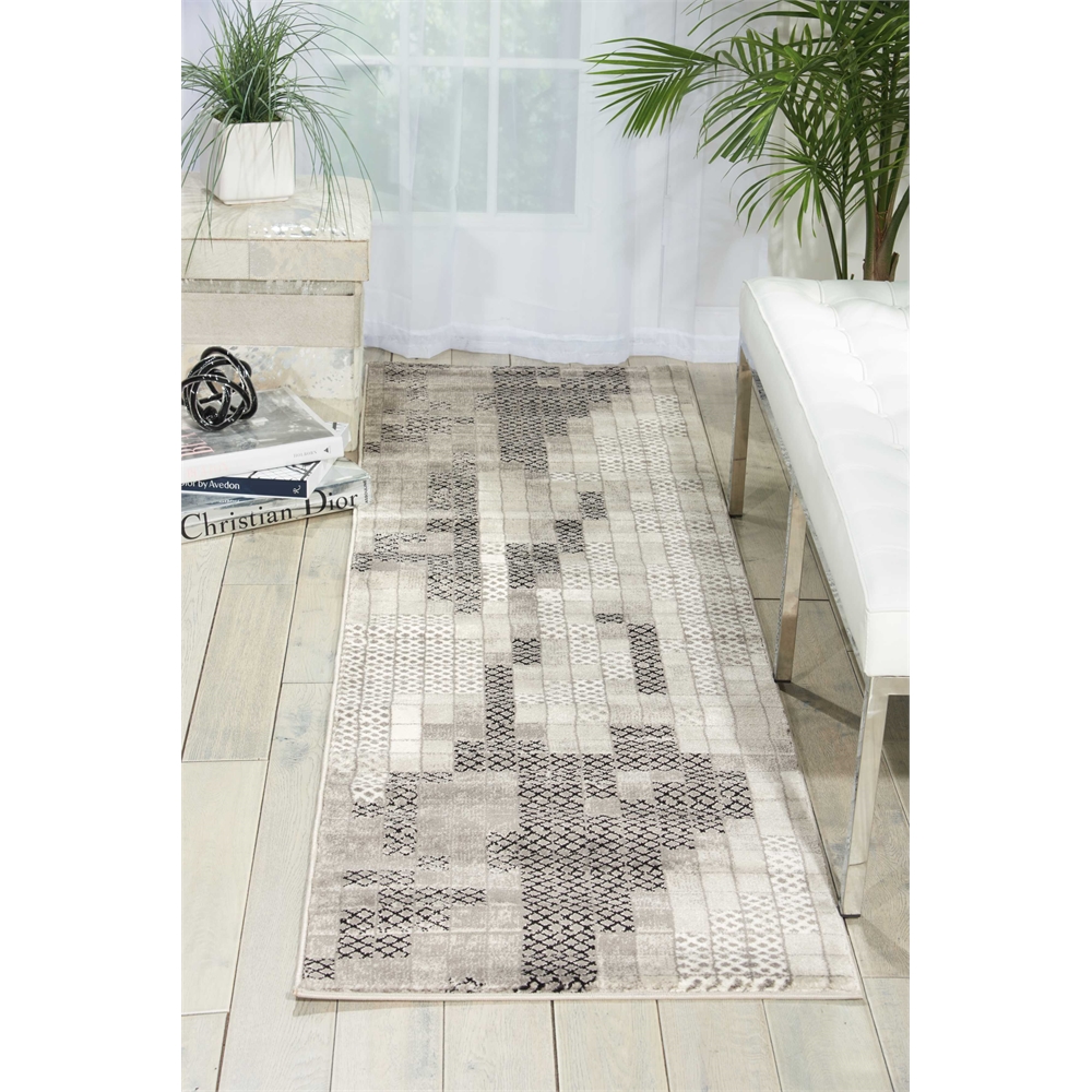 Nourison Soho Grey Area Rug. Picture 11