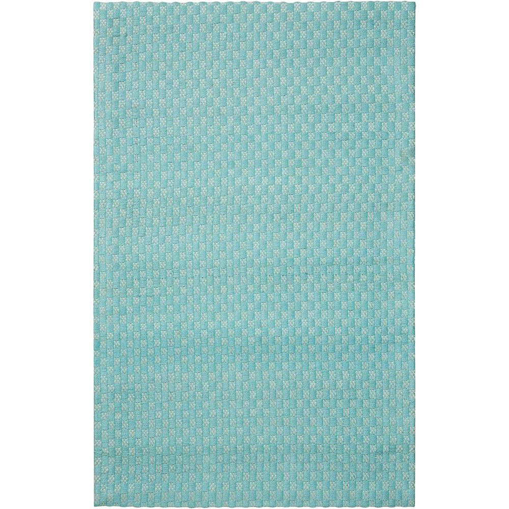 Nourison Sojourn Aqua Area Rug. Picture 1