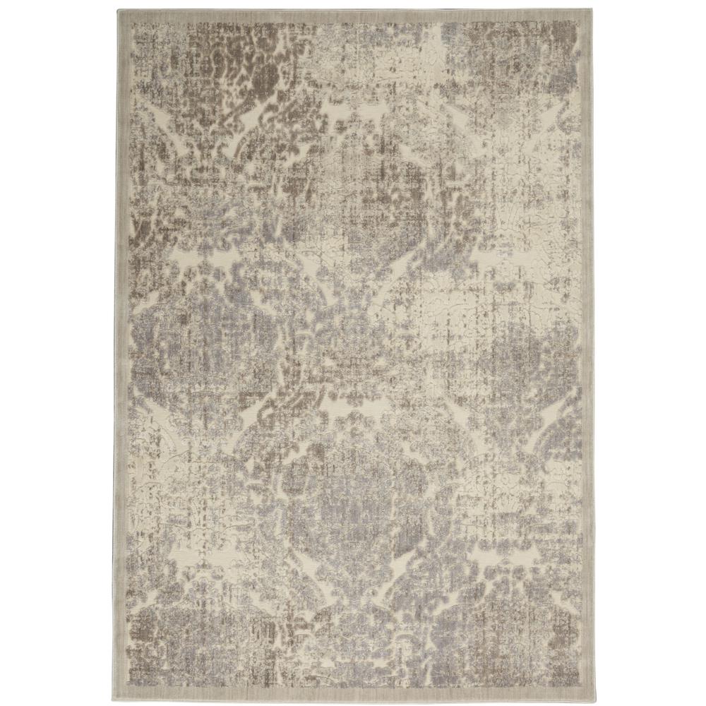 Graphic Illusions Area Rug, Ivory, 5'3" x 7'5". Picture 1