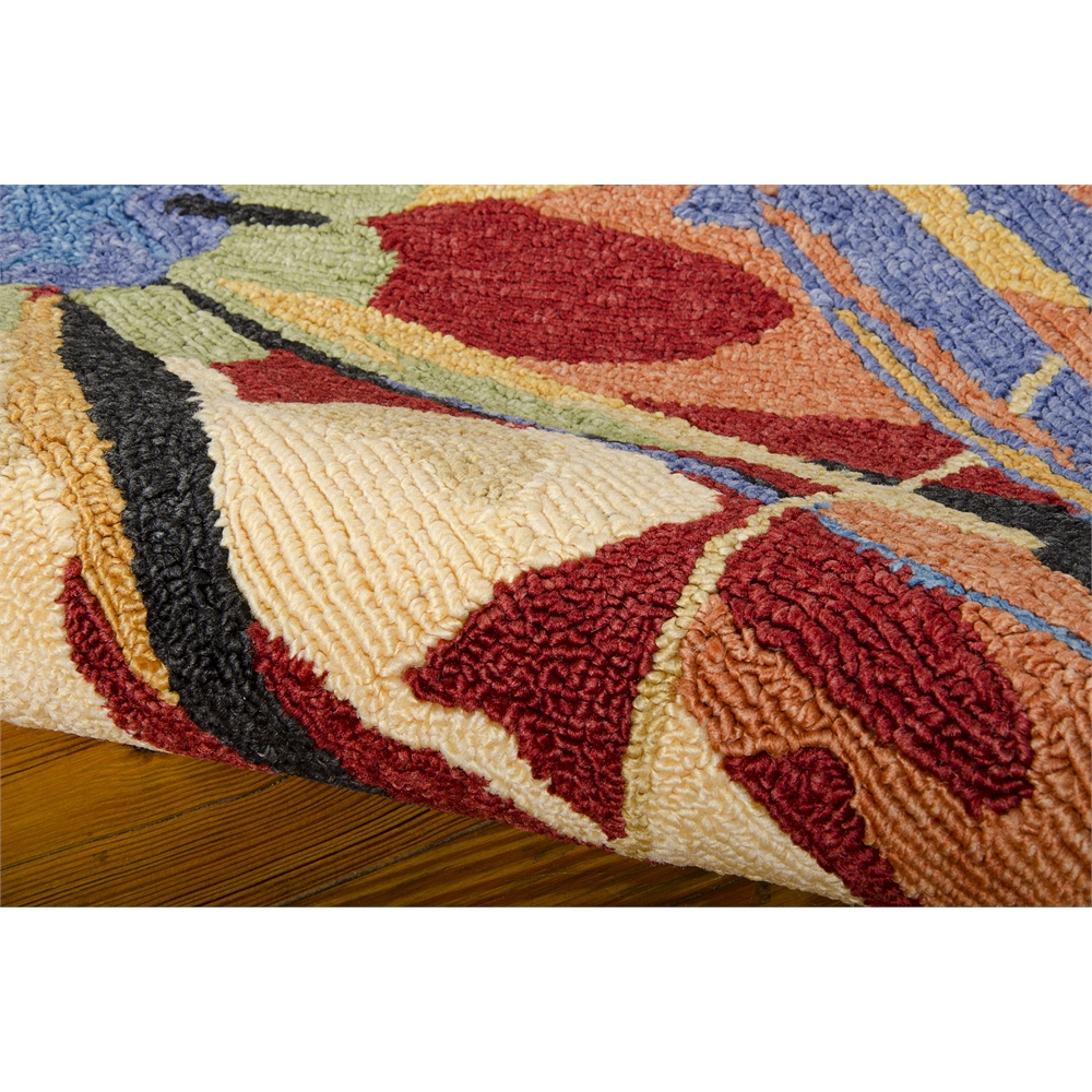 South Beach Rectangle Rug By, Black, 5' X 7'6". Picture 4