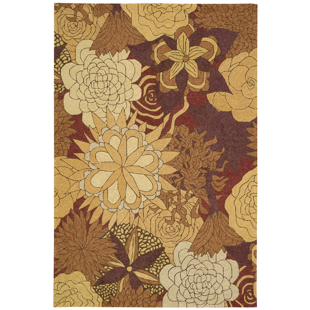 South Beach Rectangle Rug By, Spice, 5' X 7'6". Picture 5