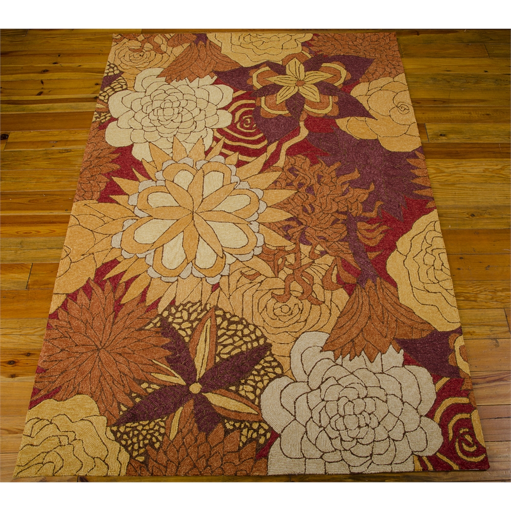 South Beach Rectangle Rug By, Spice, 5' X 7'6". Picture 2