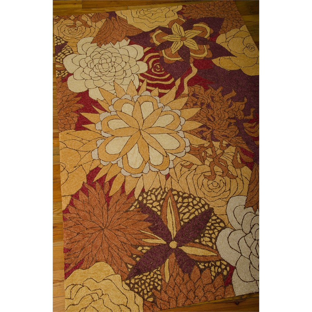 South Beach Rectangle Rug By, Spice, 5' X 7'6". Picture 3