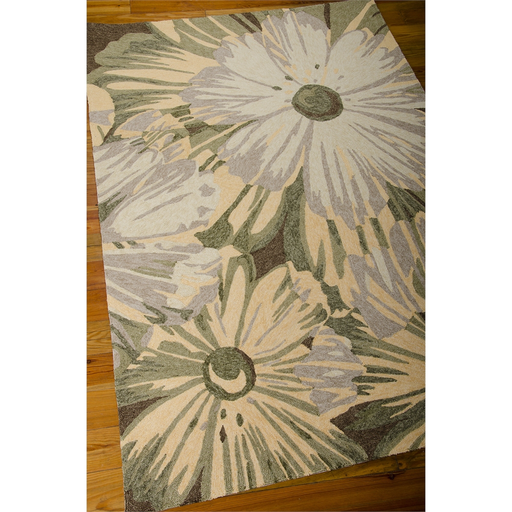 South Beach Rectangle Rug By, Kiwi, 5' X 7'6". Picture 3
