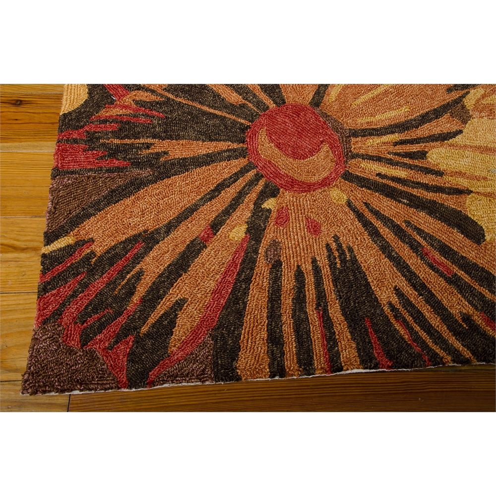 South Beach Rectangle Rug By, Multicolor, 5' X 7'6". Picture 1