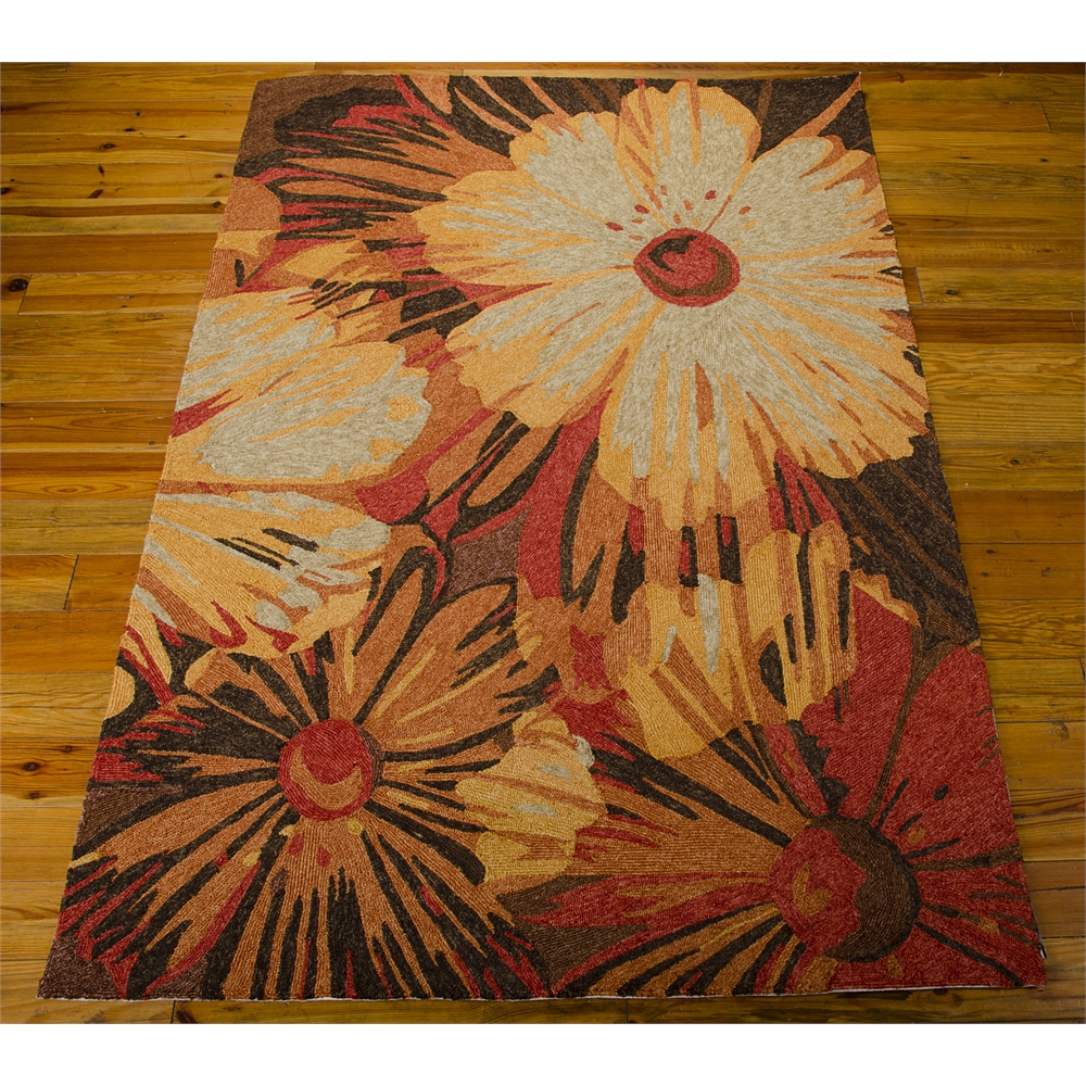 South Beach Rectangle Rug By, Multicolor, 5' X 7'6". Picture 2