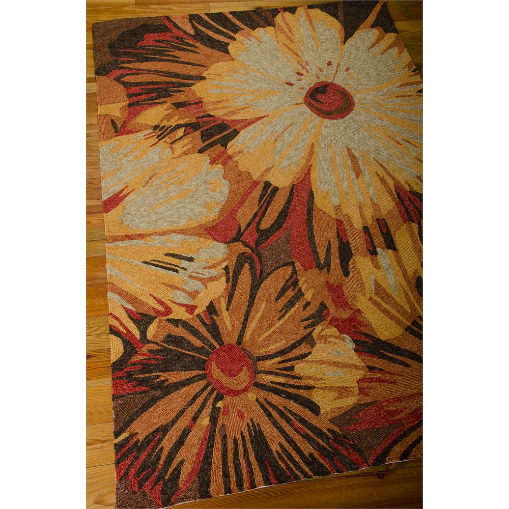 South Beach Rectangle Rug By, Multicolor, 5' X 7'6". Picture 3