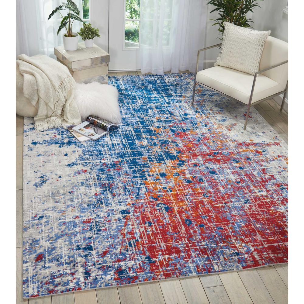 Twilight Area Rug, Red/Blue, 12' x 15'. Picture 2