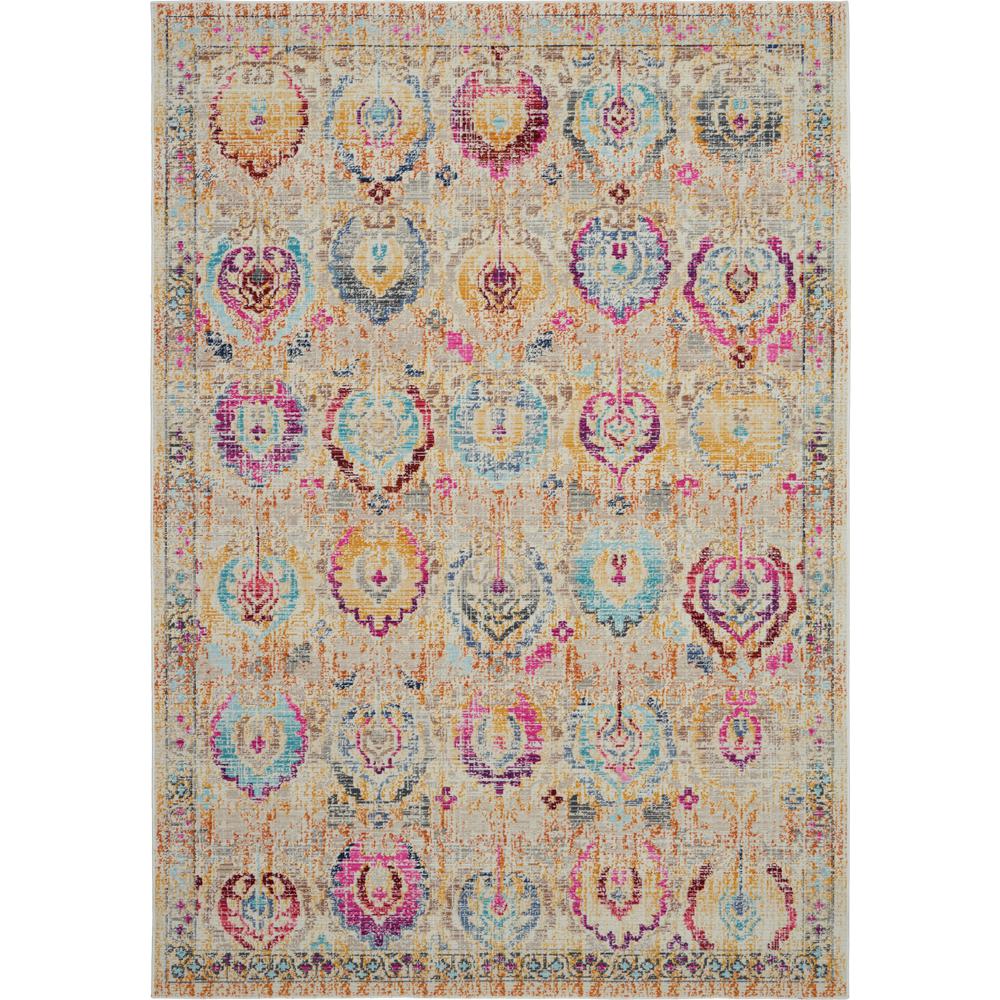 Vintage Rectangle Area Rug, 4' x 6'. Picture 1