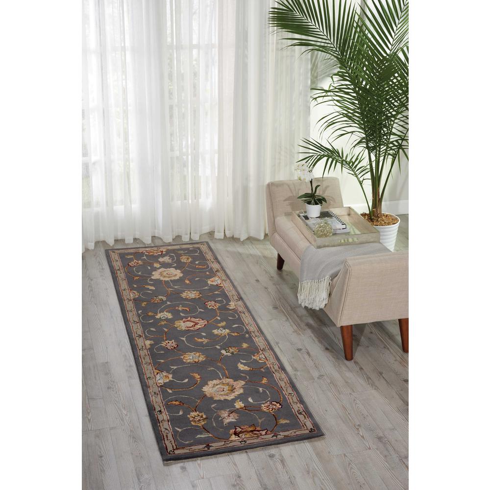 Serenade Area Rug, Slate, 2'3" x 7'6". Picture 2