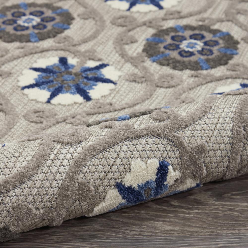 Aloha Area Rug, Grey/Blue, 3'6" x 5'6". Picture 7