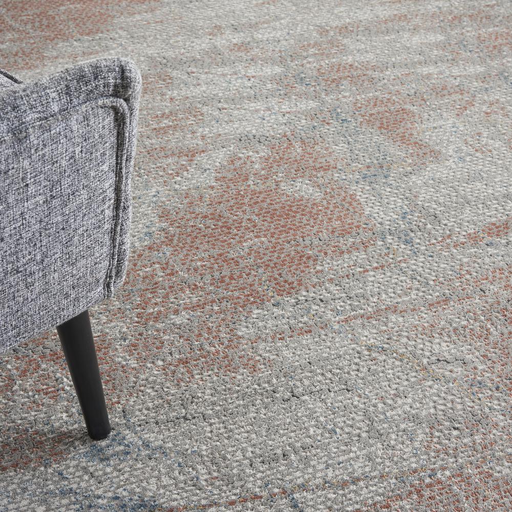 Modern Round Area Rug, 5' x Round. Picture 8