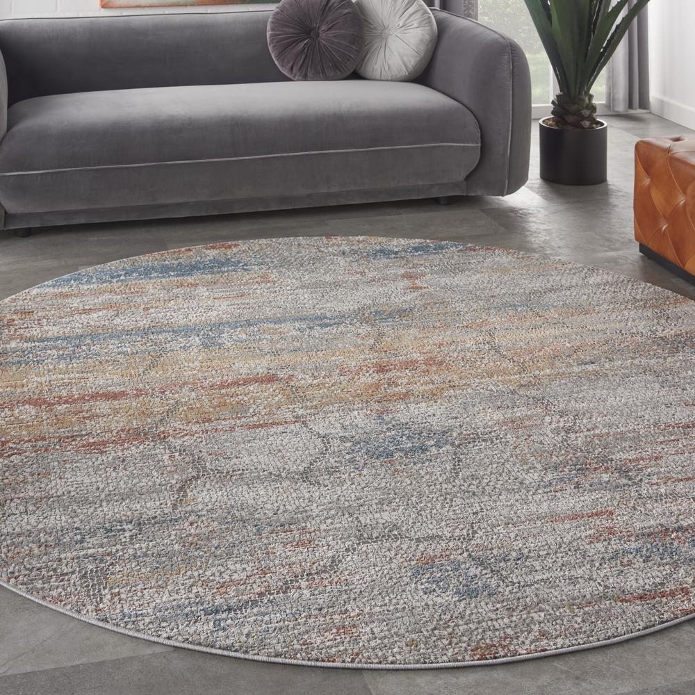 Modern Round Area Rug, 8' x Round. Picture 2