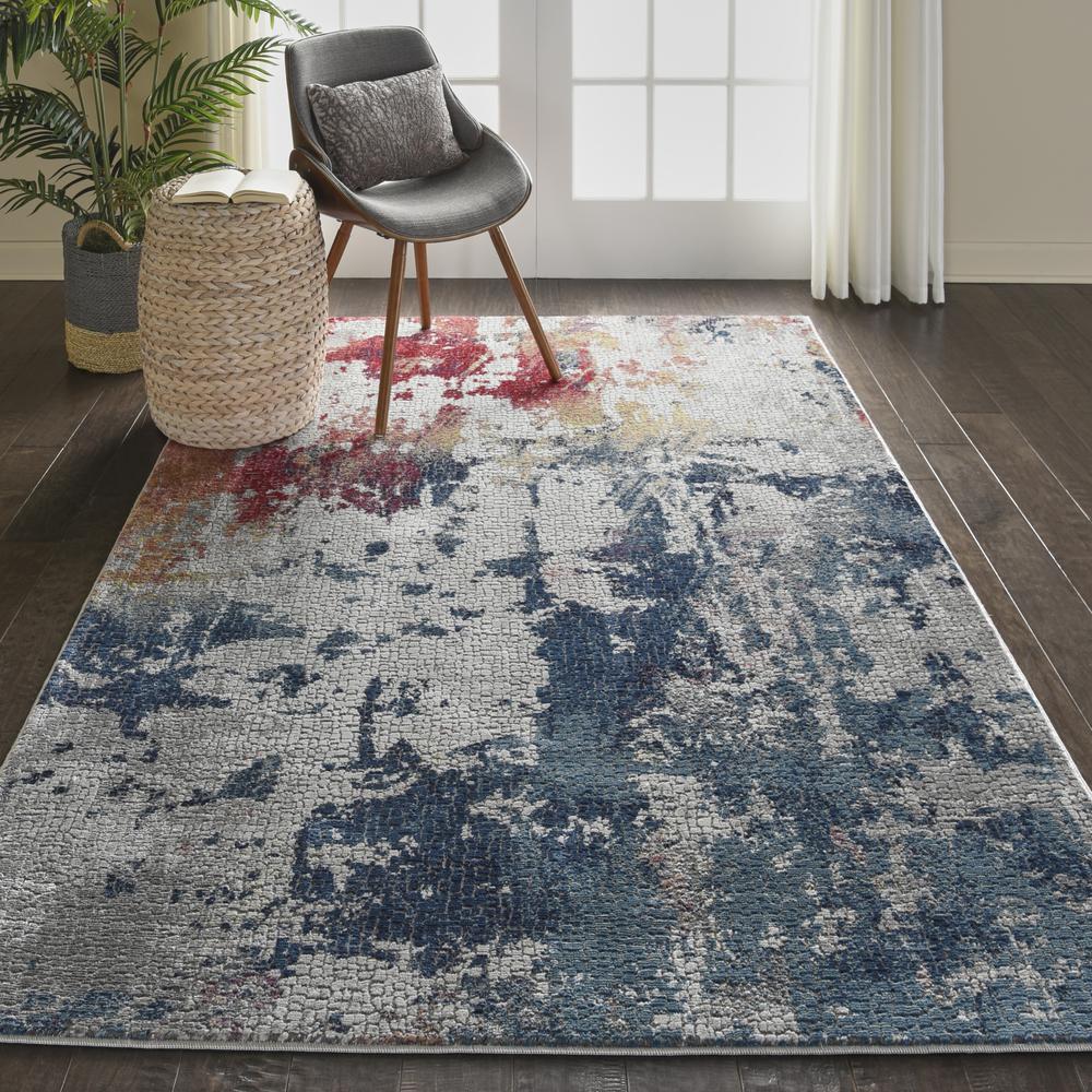 Modern Rectangle Area Rug, 5' x 8'. Picture 3