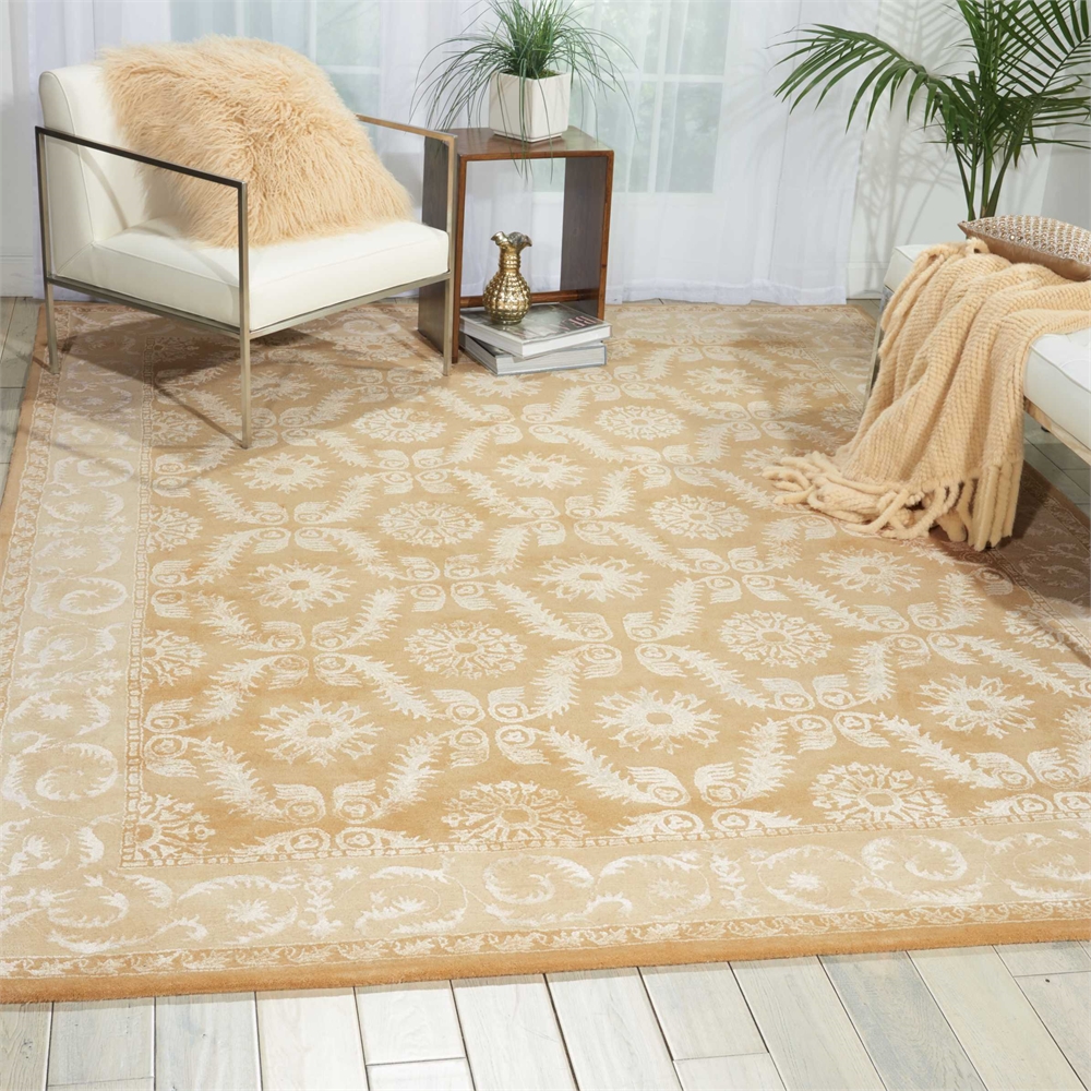Nourison Symphony Gold Area Rug. Picture 4