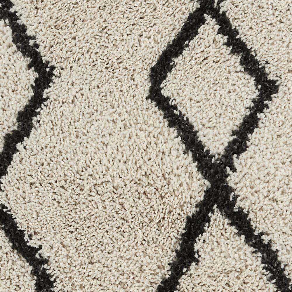 Nourison Home Geometric Shag Area Rug. Picture 7