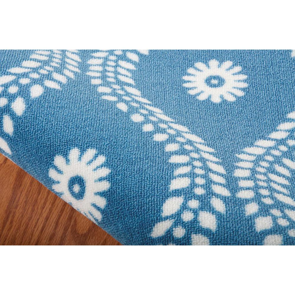 Home & Garden Area Rug, Navy, 10' x 13'. Picture 4