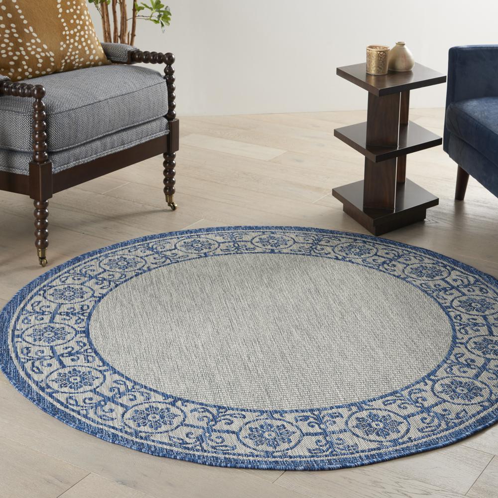 Nourison Garden Party Area Rug, 5' Round (99446811028). Picture 2