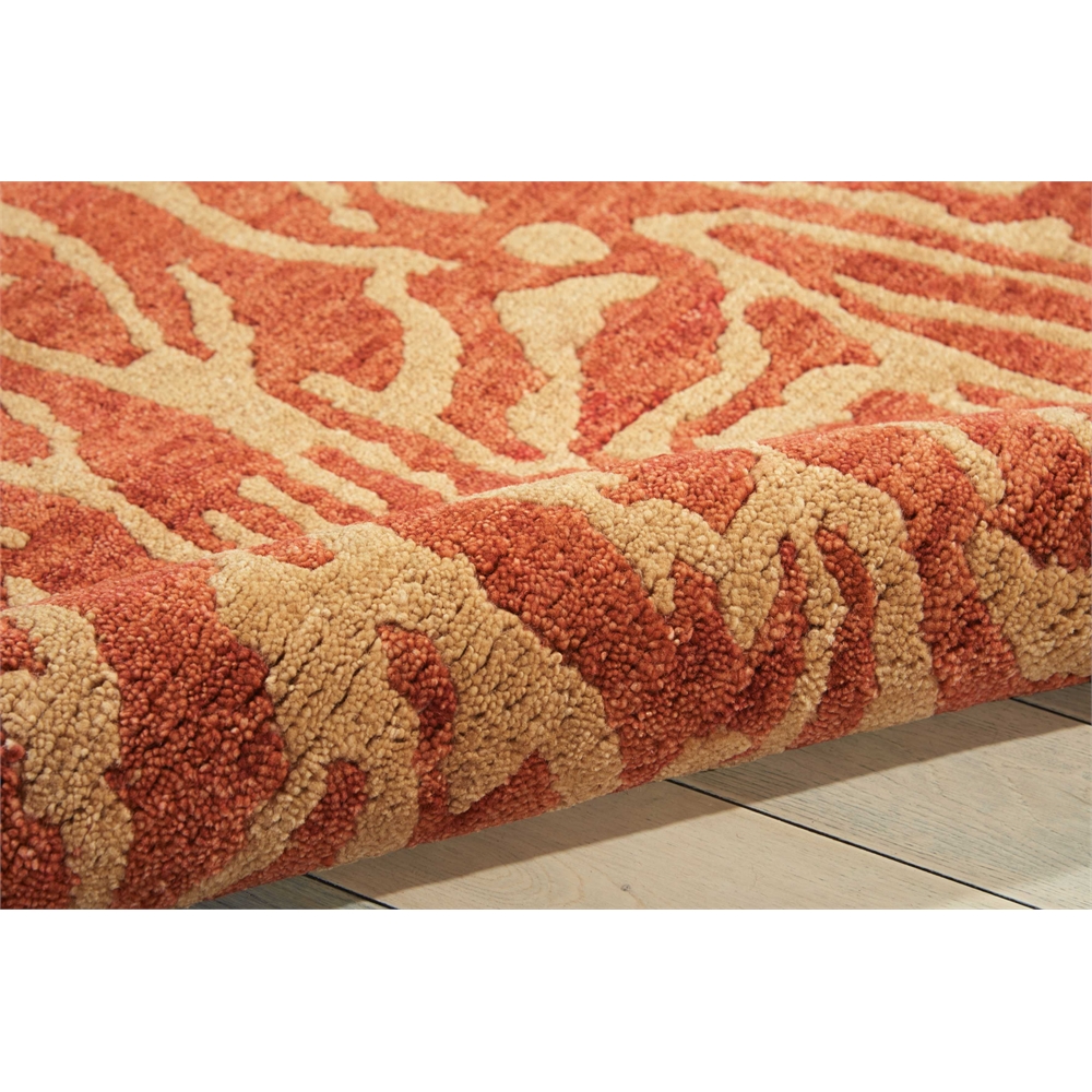 Tahoe Modern Rust/Beige Area Rug. Picture 5