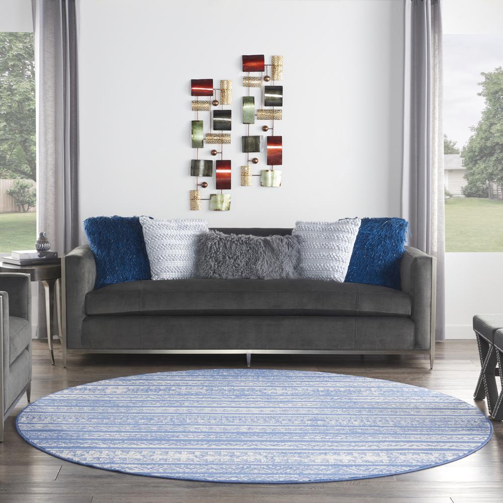 Nourison Whimsicle Area Rug, 8' Round (99446834959). Picture 9