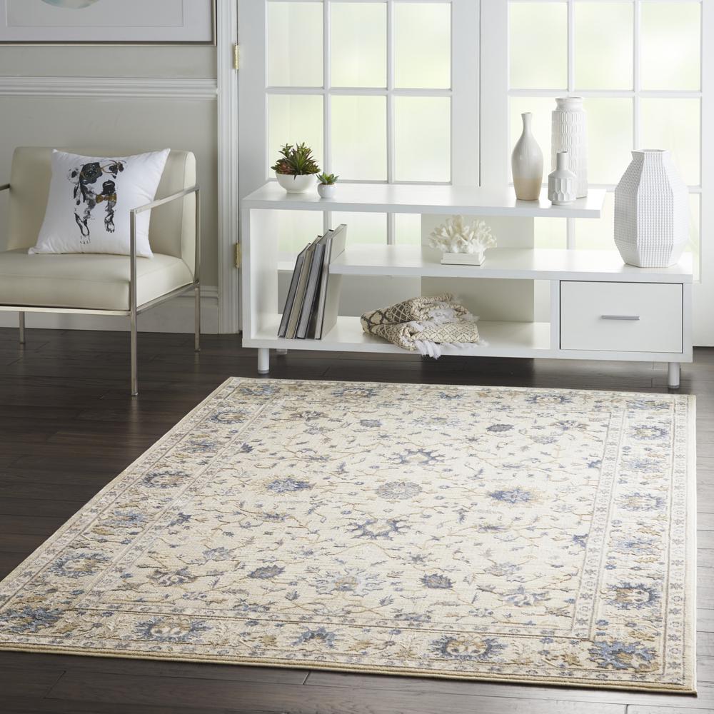 Nourison Home Sleek Textures Area Rug. Picture 9