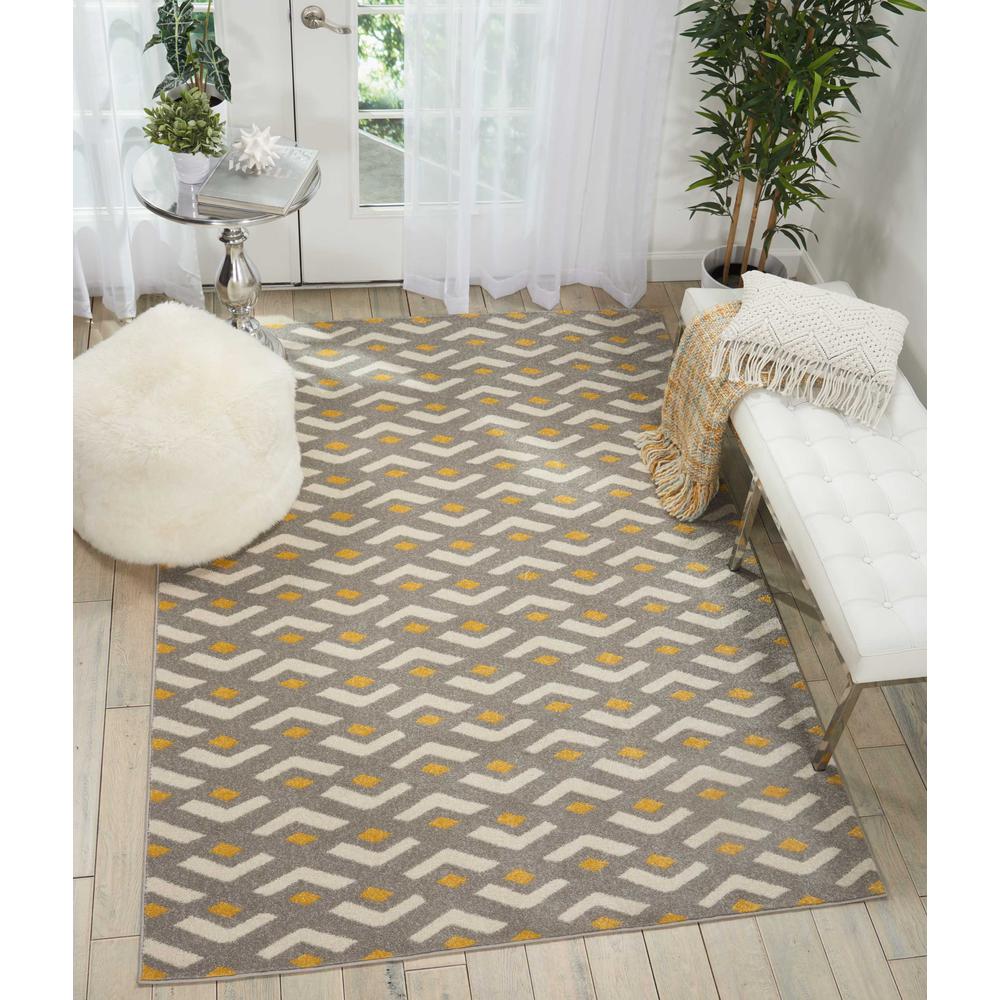 Nourison Harper Grey Kids Area Rug. Picture 2