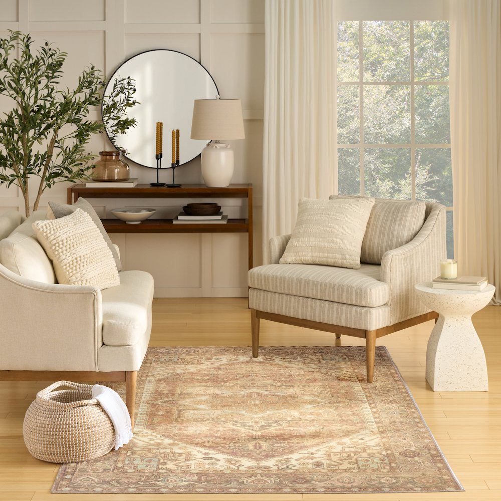 Nourison Home Vintage Washables Area Rug. Picture 4