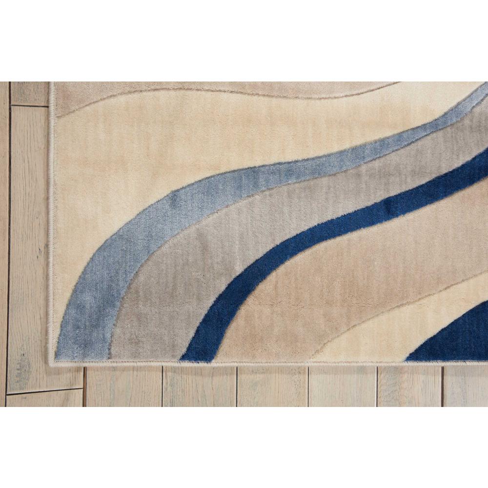 Nourison Somerset Ivory Blue Area Rug. Picture 2