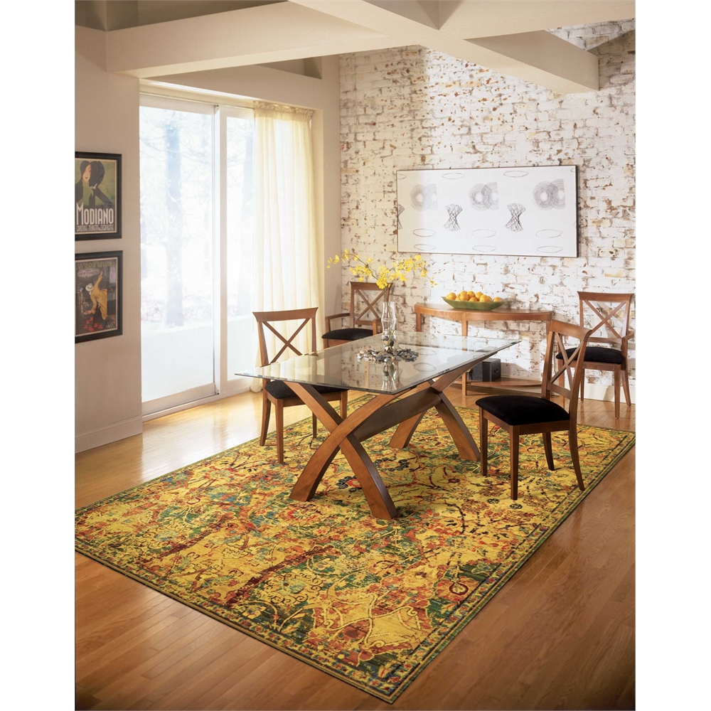 Timeless Olive Area Rug. Picture 3