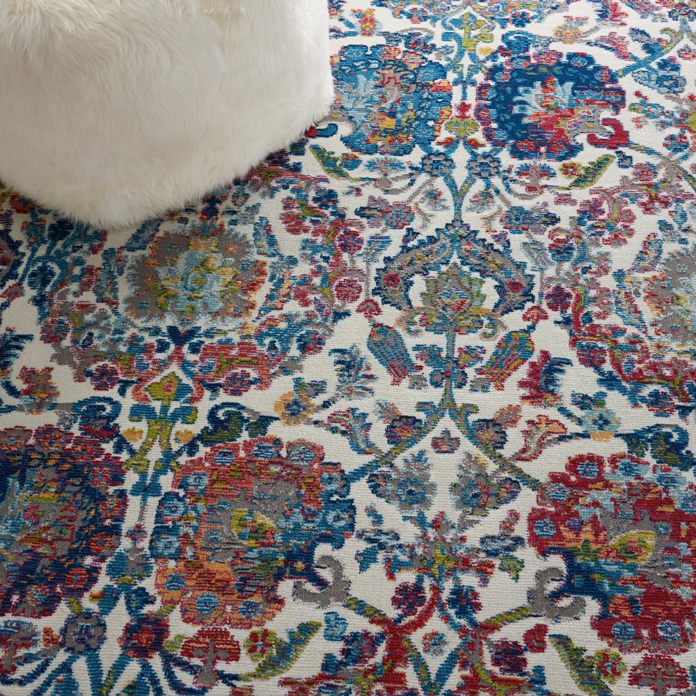 Vintage Round Area Rug, 6' x Round. Picture 9