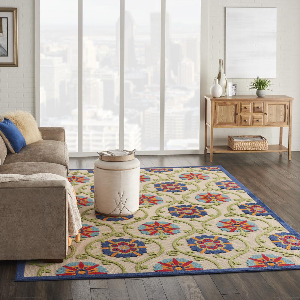Contemporary Rectangle Area Rug, 7' x 10'. Picture 9