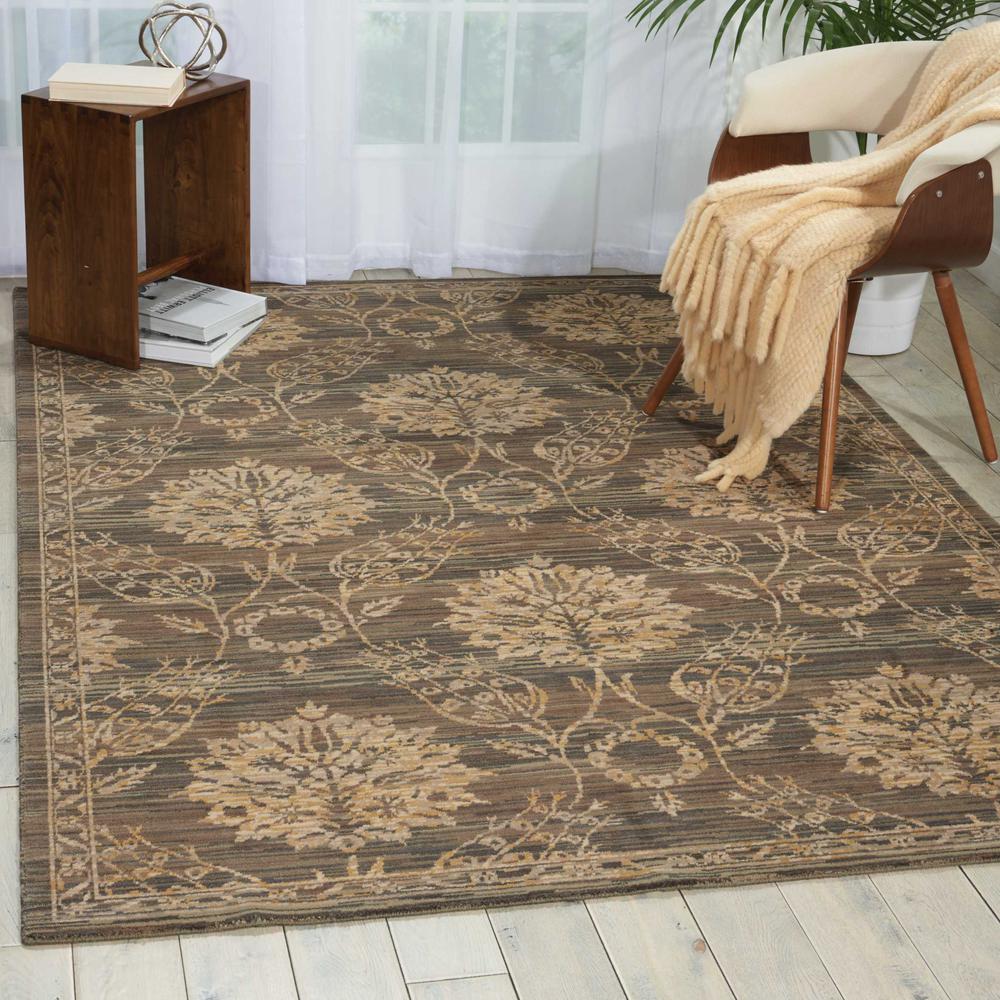 Silk Elements Area Rug, Graphite, 9'9" x 13'. Picture 2