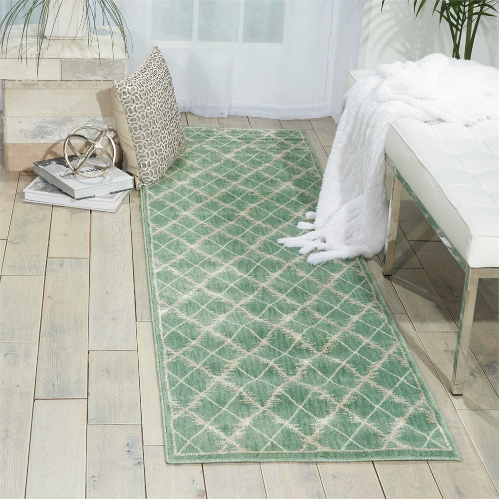 Tranquility Light Green Area Rug. Picture 4