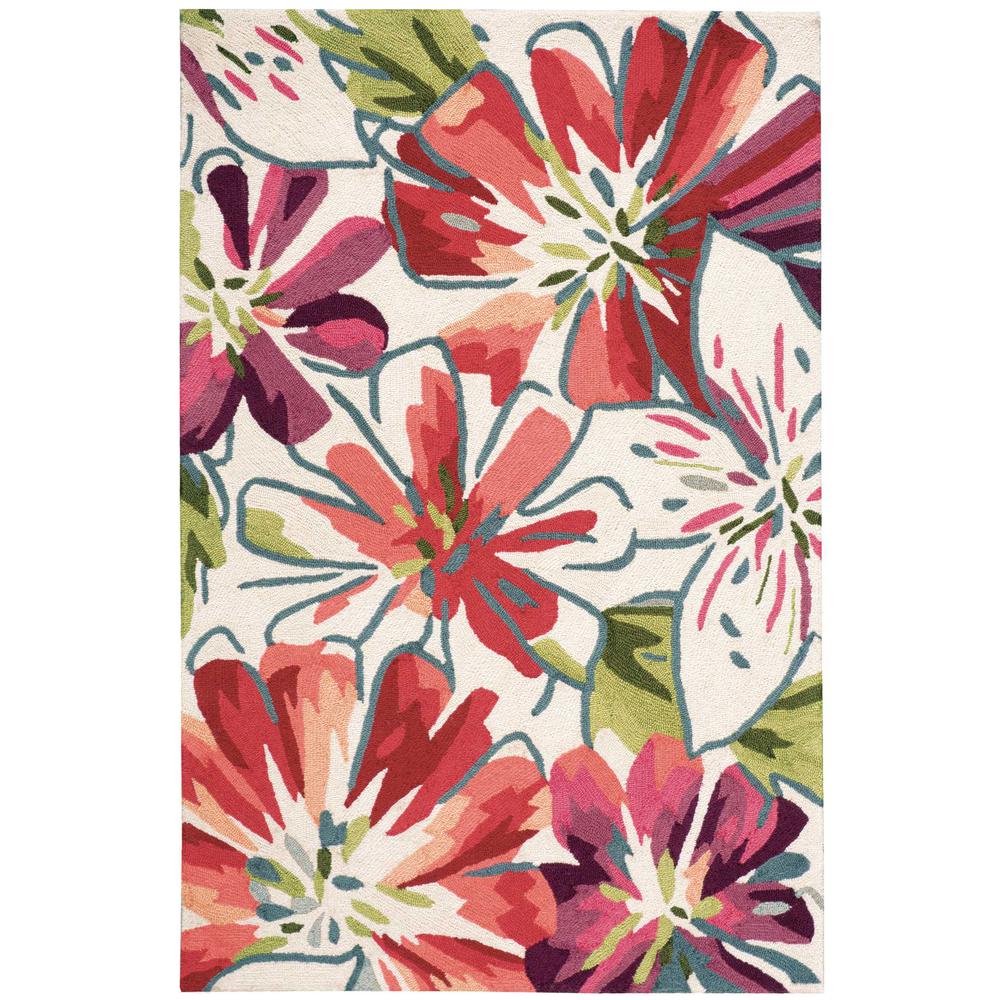 Contemporary Rectangle Area Rug, 4' x 6'. Picture 1