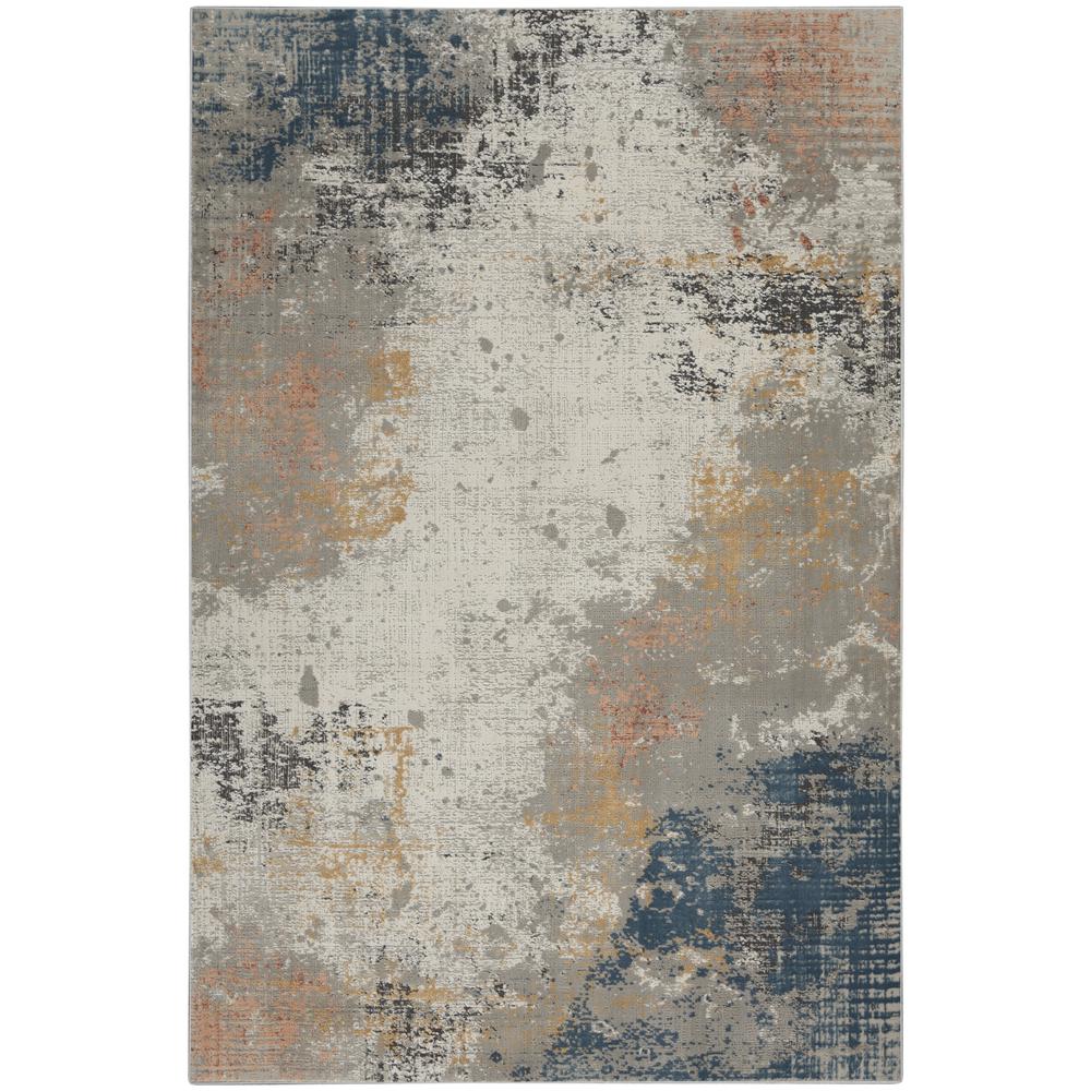 Modern Rectangle Area Rug, 5' x 7'. Picture 1