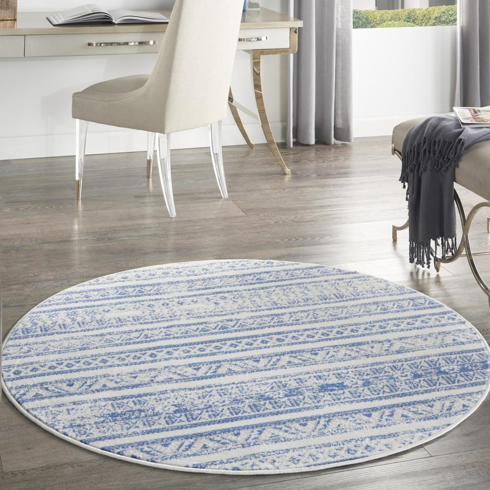 Nourison Whimsicle Area Rug, 5' Round (99446834706). Picture 2
