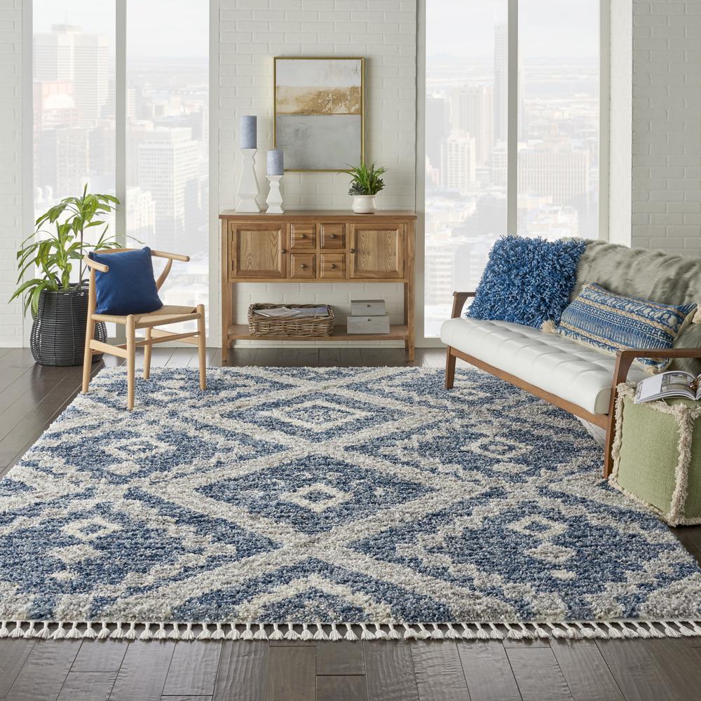 Nourison Home Scandinavian Shag Area Rug. Picture 2